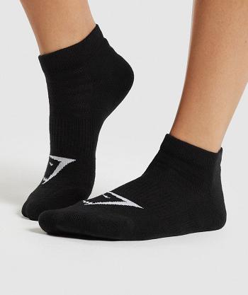 Accessories Ponožky Gymshark Ankle 3pk Černé | CZ 2022RVD